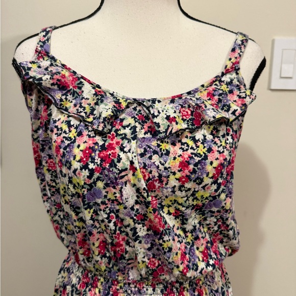 Express Multicolor Floral Mini Dress - Picture 4 of 7
